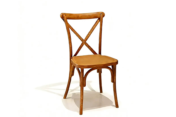 Timber Cross Back Chair hire Melbourne